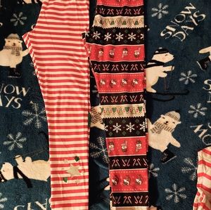 Bundle of Christmas leggings